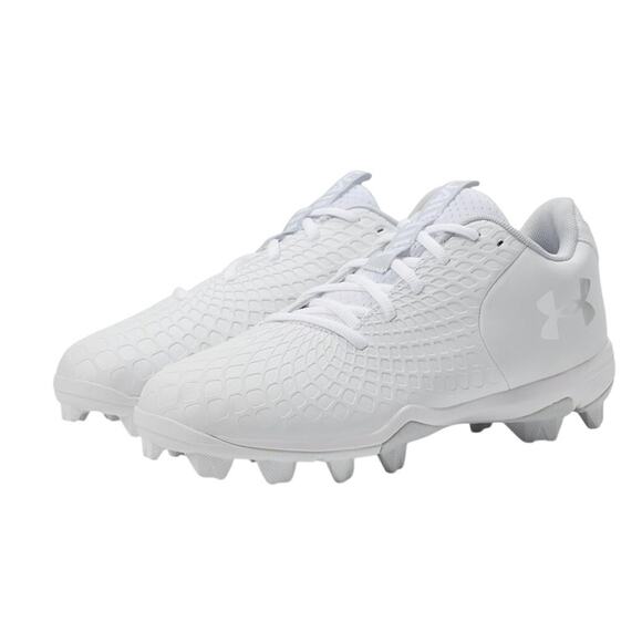 Under Armour Womens Glyde 2.0 RM Field Shoes US 7.5B EU 38.5 White Silver EUC - Picture 2 of 13